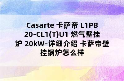 Casarte 卡萨帝 L1PB20-CL1(T)U1 燃气壁挂炉 20kW-详细介绍 卡萨帝壁挂锅炉怎么样